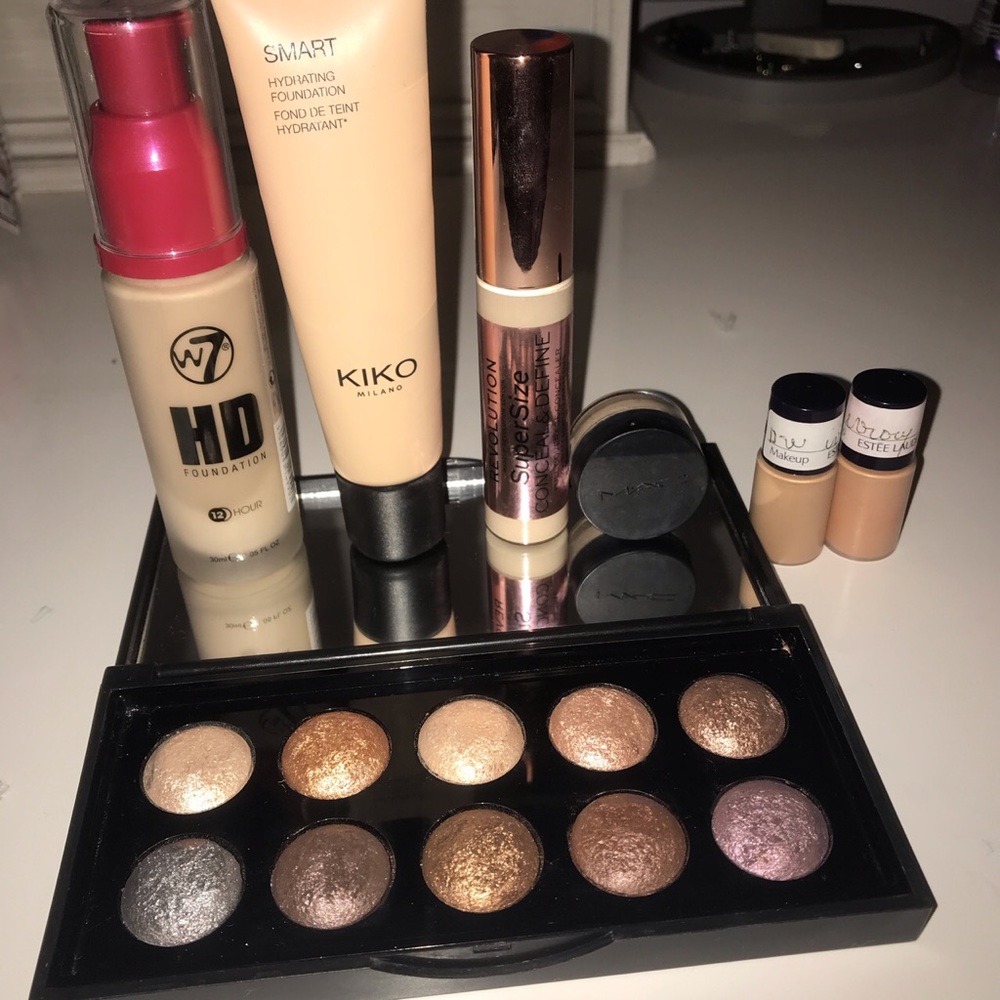 FOUNDATION CONCEALER EYESHADOW BUNDLE